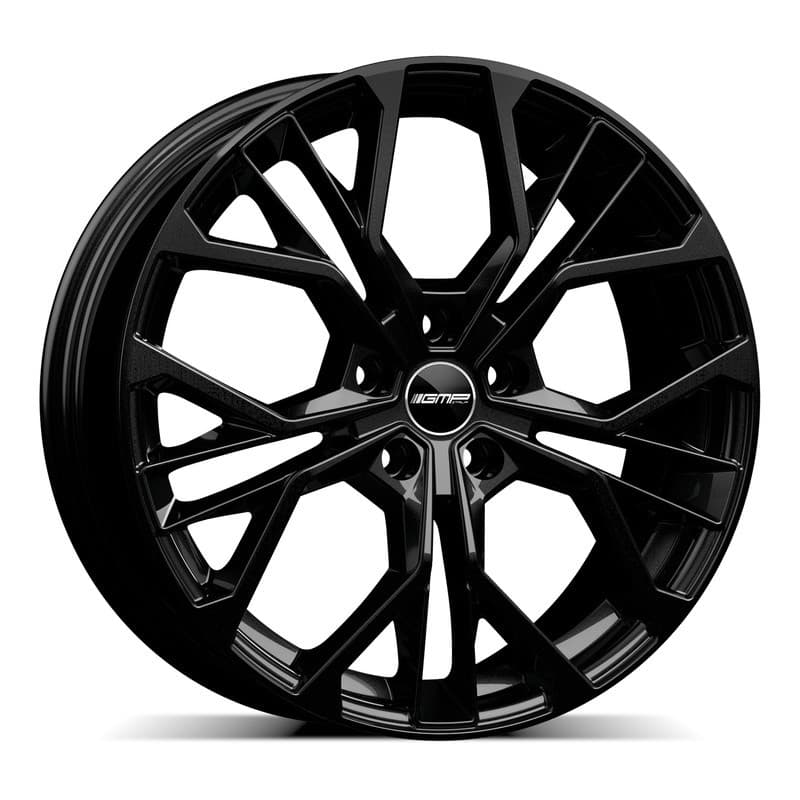 4 jantes 7.0 17 5x114.3 noir brillant