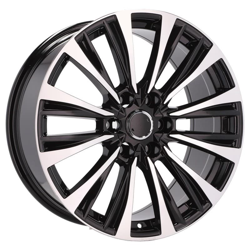 4 jantes 8.0 18 6x139.7 noir brillant