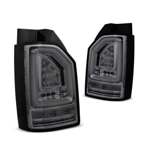 Feux arrière à barre led fumée seq s'adaptent au vw t6 15-19 oem led