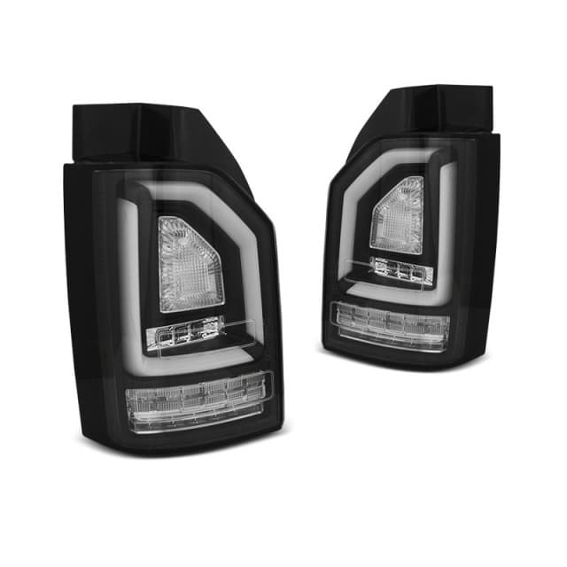 Feux arrière à barre led noirs seq s'adaptent au vw t6 15-19 oem led