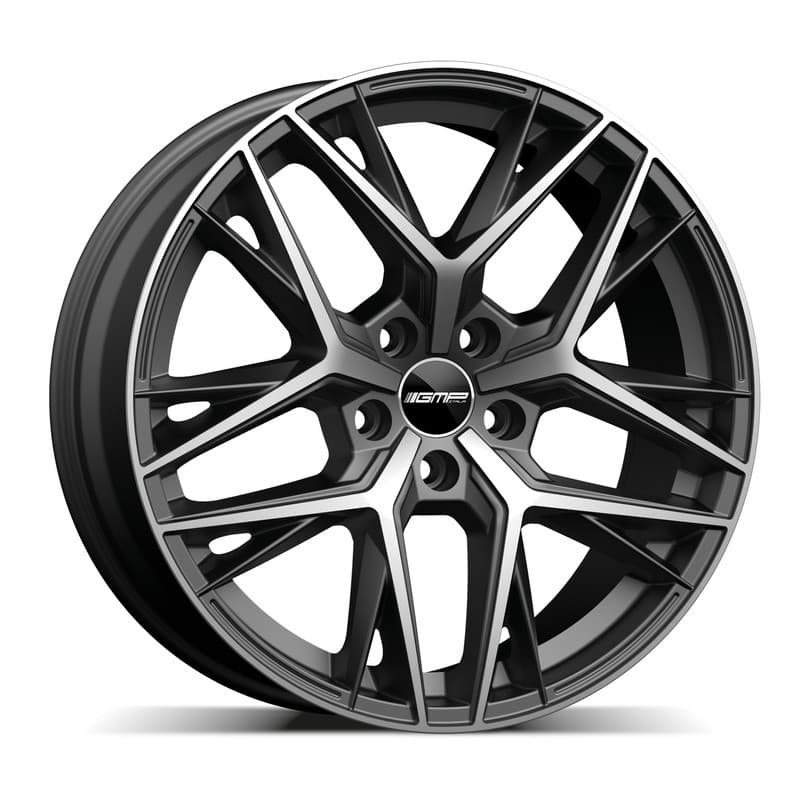 4 jantes 8.0 19 5x112 gris brillant