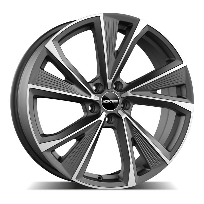 4 jantes 8.0 19 5x112 gris brillant