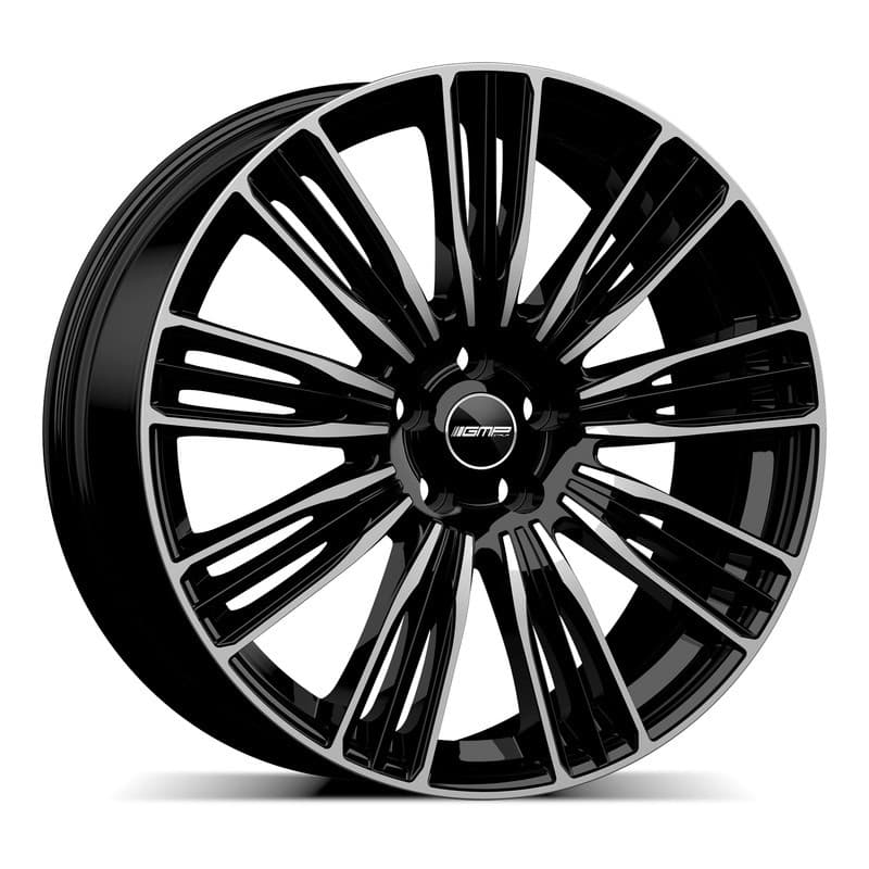 4 jantes 9.5 21 5x120 noir brillant