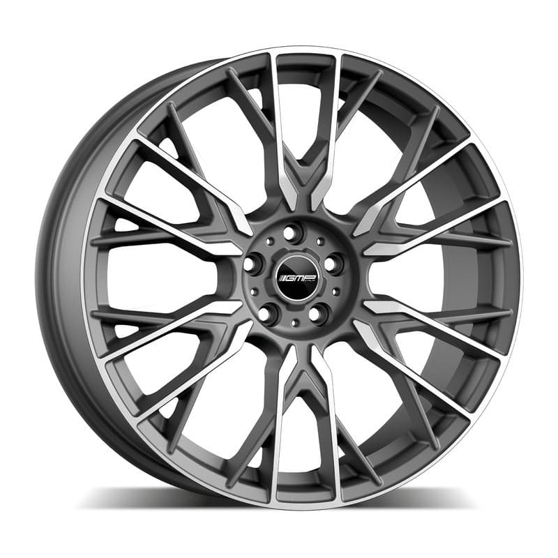 4 jantes 8.0 19 5x112 gris brillant