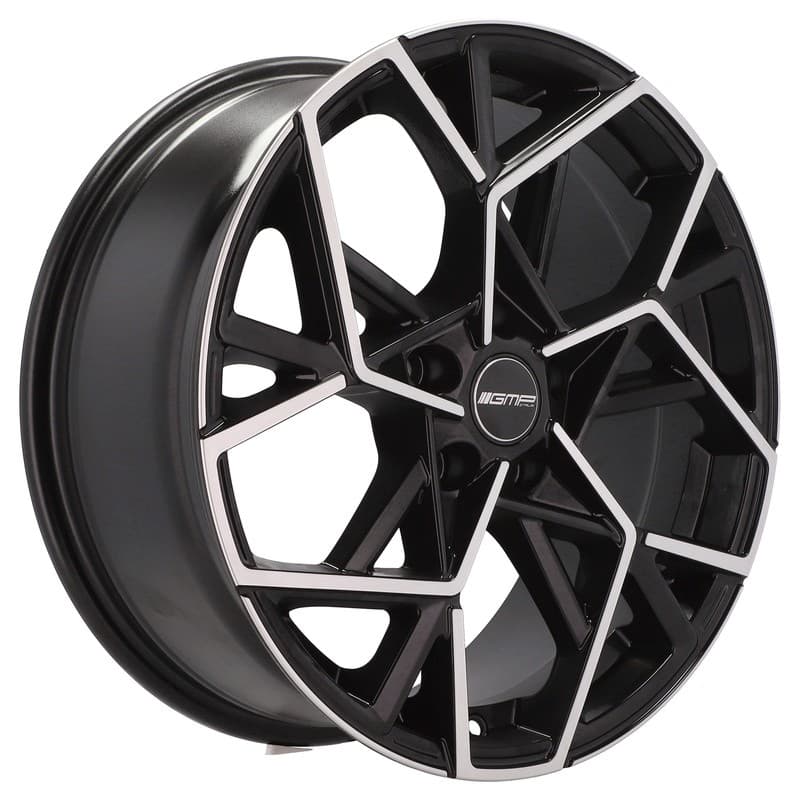 4 jantes 7.5 18 5x114.3 noir brillant