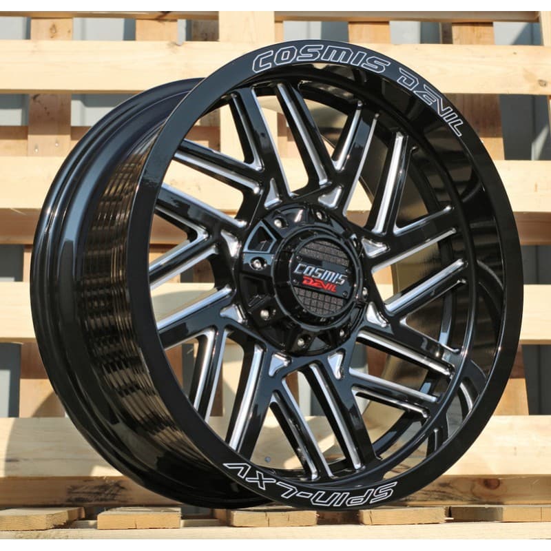 4 jantes 9.0 20 6x139.7 noir brillant