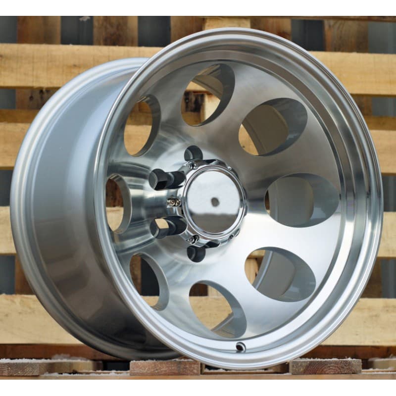 4 jantes 10.0 16 6x139.7 argent brillant