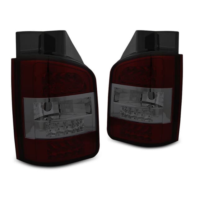 Feux arrière led fumé rouge s'adaptent au vw t5 10-15 transporter