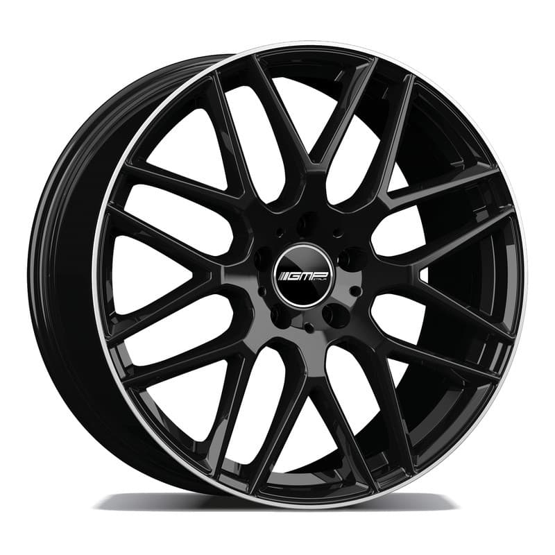 4 jantes 8.5 20 5x112 noir brillant