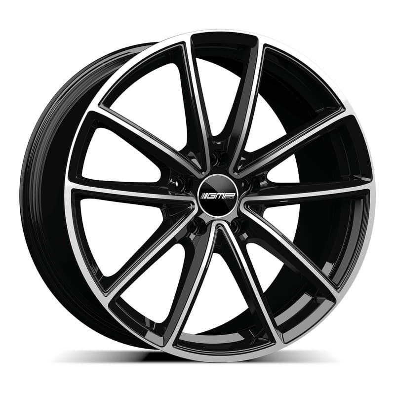 4 jantes 9.5 20 5x112 noir brillant