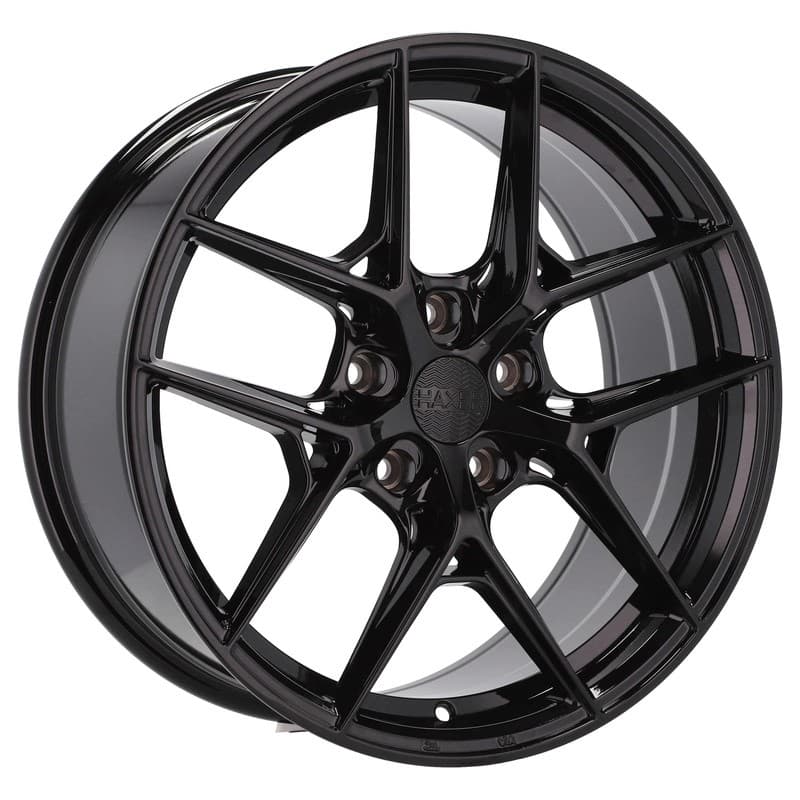 4 jantes 8.0 18 5x120 noir brillant