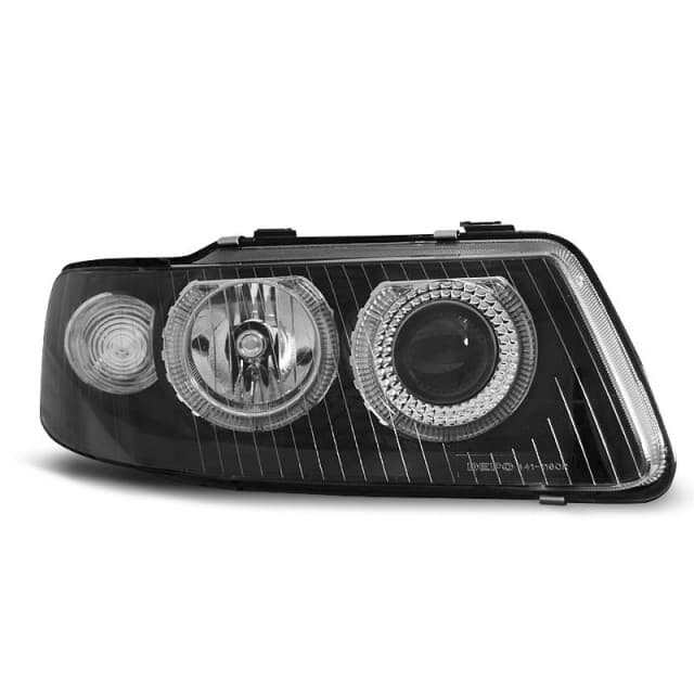 Phares angel eyes noirs s'adaptent à audi a3 09.00-05.03