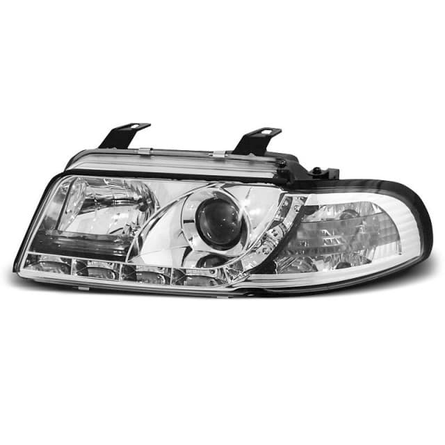 Phares de jour chrome s'adaptent à audi a4 11.94-12.98