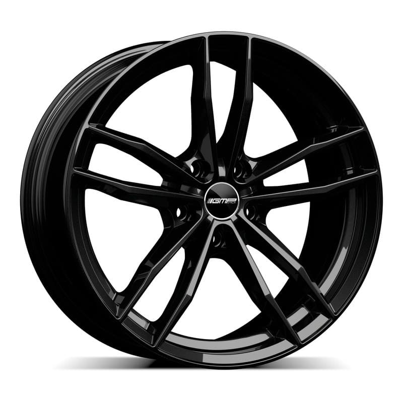 4 jantes 7.5 17 5x112 noir brillant