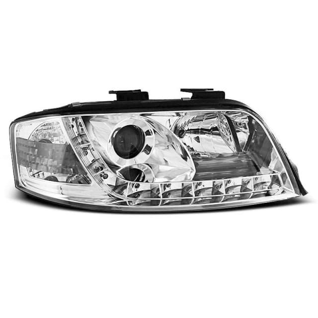 Phares de jour chrome s'adaptent à audi a6 06.01-05.04