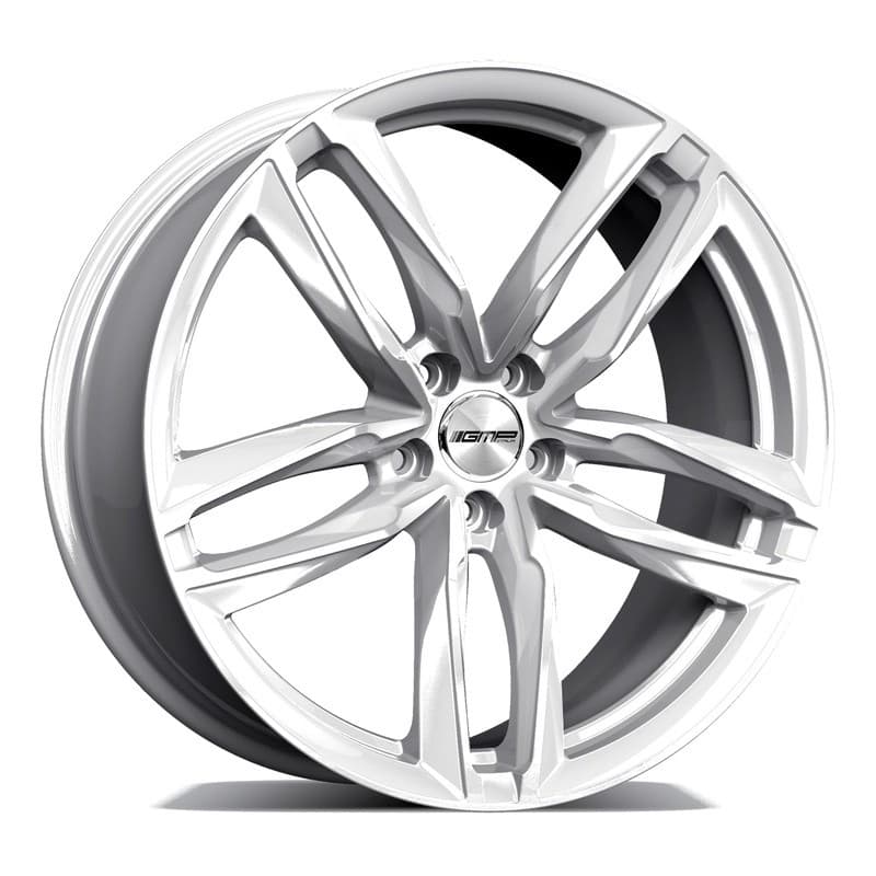 4 jantes 10.0 21 5x112 argent brillant