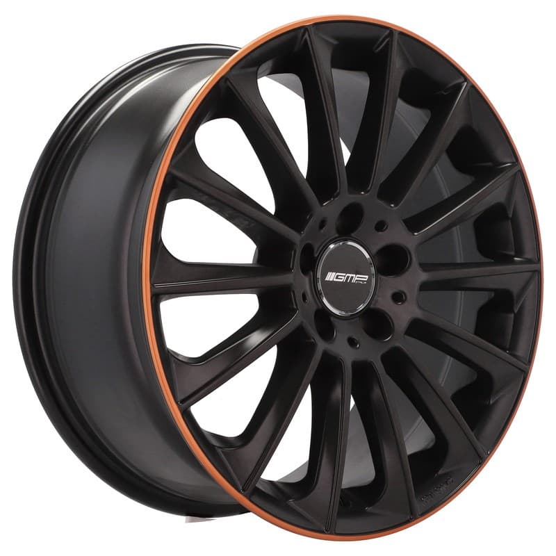4 jantes 8.0 18 5x112 noir brillant