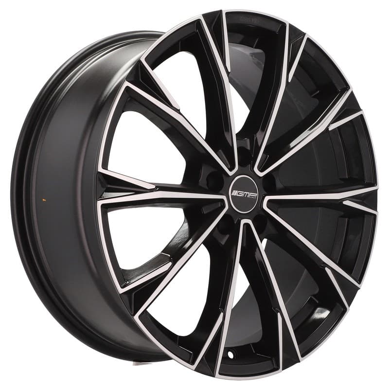 4 jantes 10.5 21 5x112 noir brillant