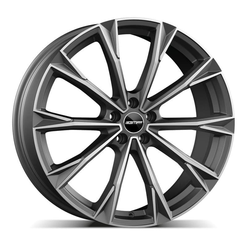 4 jantes 8.0 19 5x112 gris mat