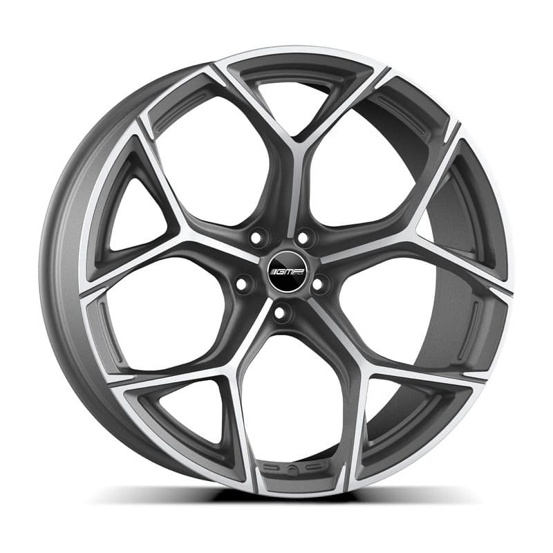 4 jantes 8.0 18 5x112 gris mat