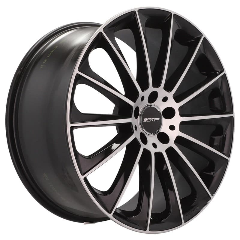 4 jantes 8.0 19 5x112 noir brillant