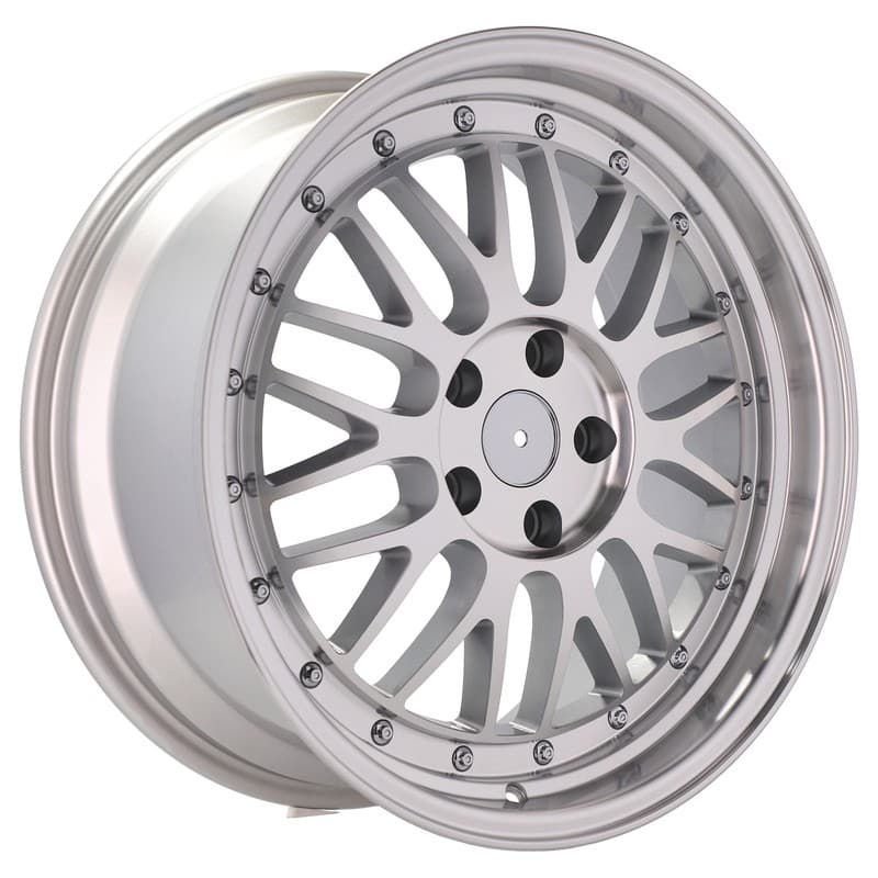 4 jantes 8.0 18 5x112 argent brillant