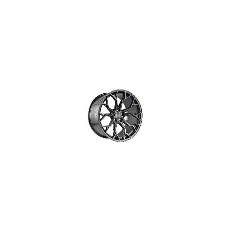 4 jantes 8.0 18 5x160 design ford noir brillant