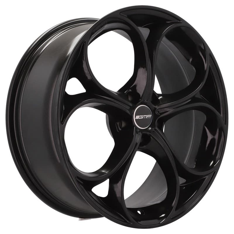 4 jantes 8.0 19 5x110 noir brillant