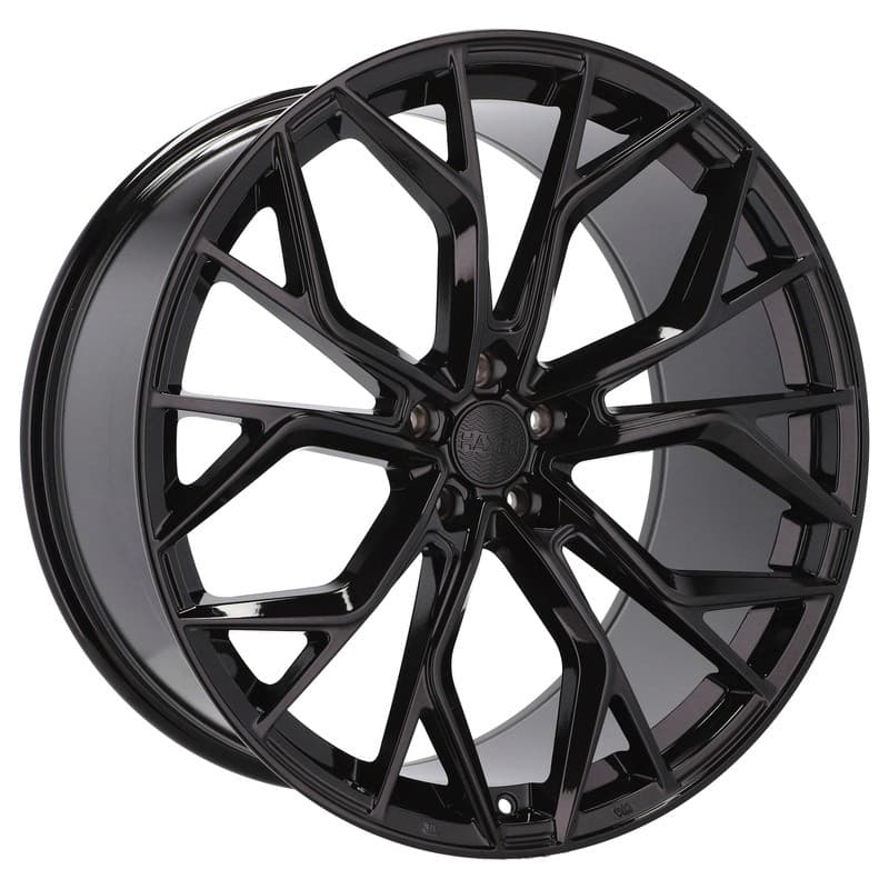 4 jantes 8.0 18 5x105 noir brillant
