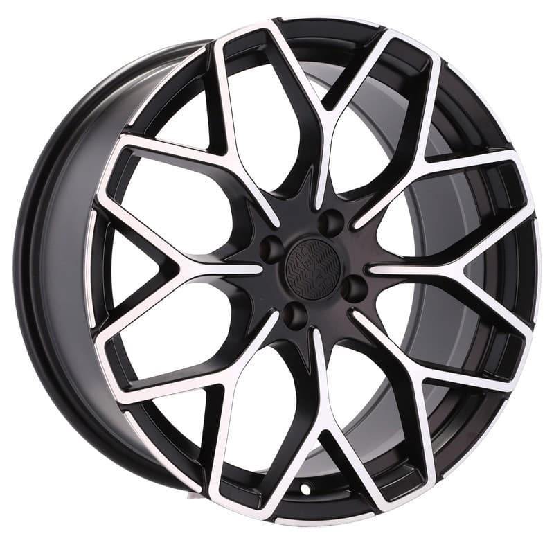4 jantes 7.5 17 4x100 design smart noir mat