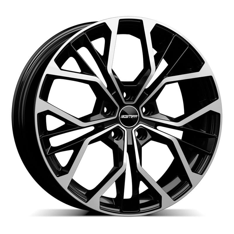 4 jantes 7.5 18 5x114.3 noir brillant
