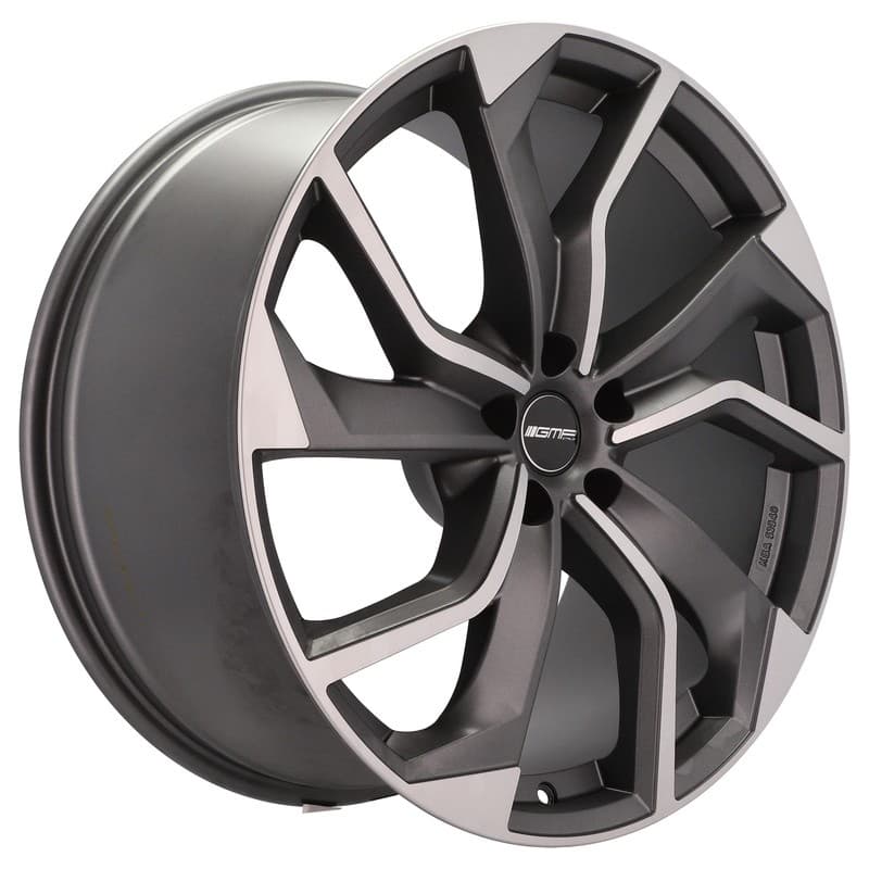 4 jantes 8.5 20 5x112 gris mat