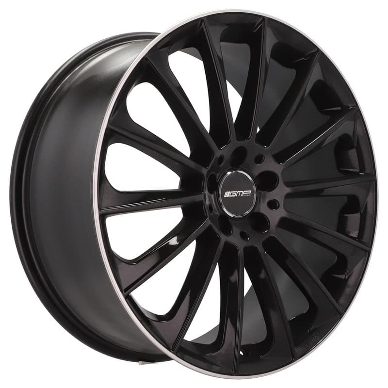 4 jantes 10.0 21 5x112 noir brillant