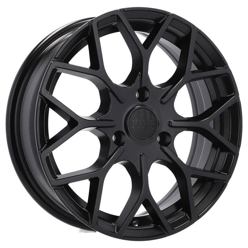4 jantes 5.5 16 3x112 design smart noir mat