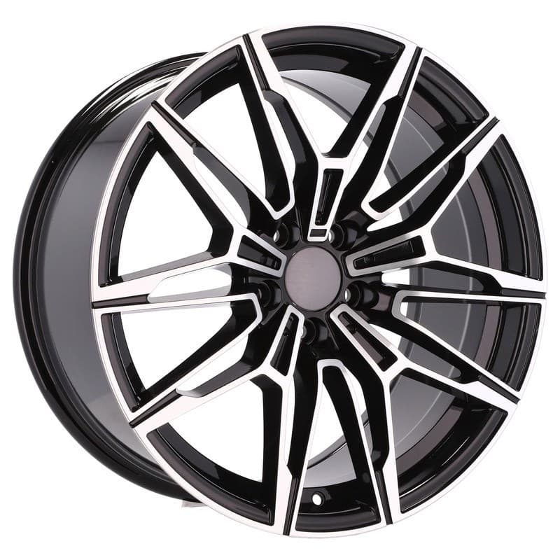 4 jantes 8.0 19 5x112 design bmw noir brillant