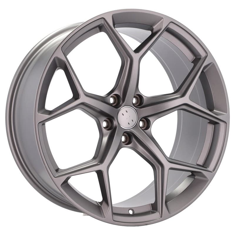 4 jantes 9.0 20 5x112 design audi gris mat