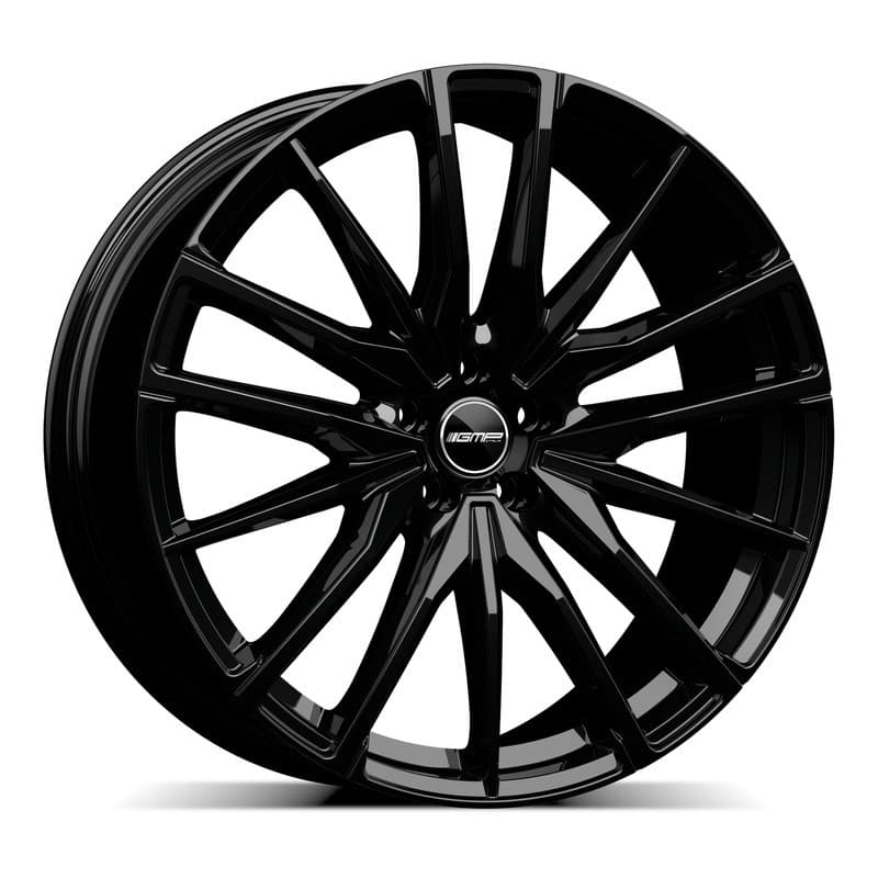 4 jantes 9.5 21 5x112 noir brillant