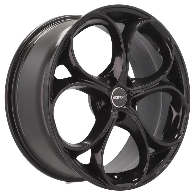 4 jantes 8.0 18 5x110 noir brillant