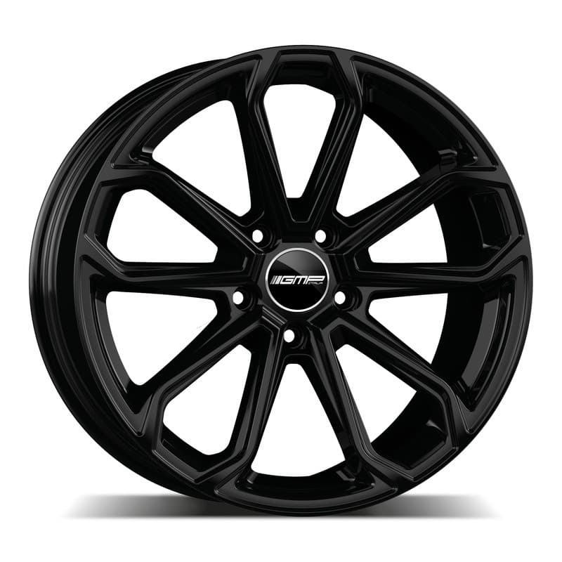 4 jantes 9.5 21 5x130 noir brillant