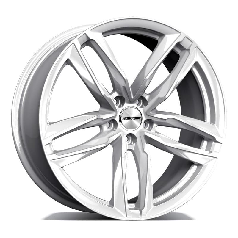 4 jantes 8.0 18 5x112 argent brillant