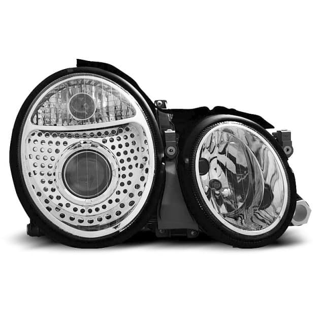 Phares chromés s'adaptent à mercedes w208 clk 03.97-04.02