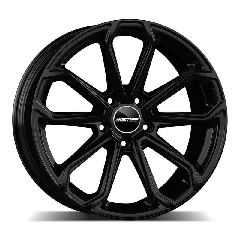 4 jantes 9.5 21 5x130 noir brillant