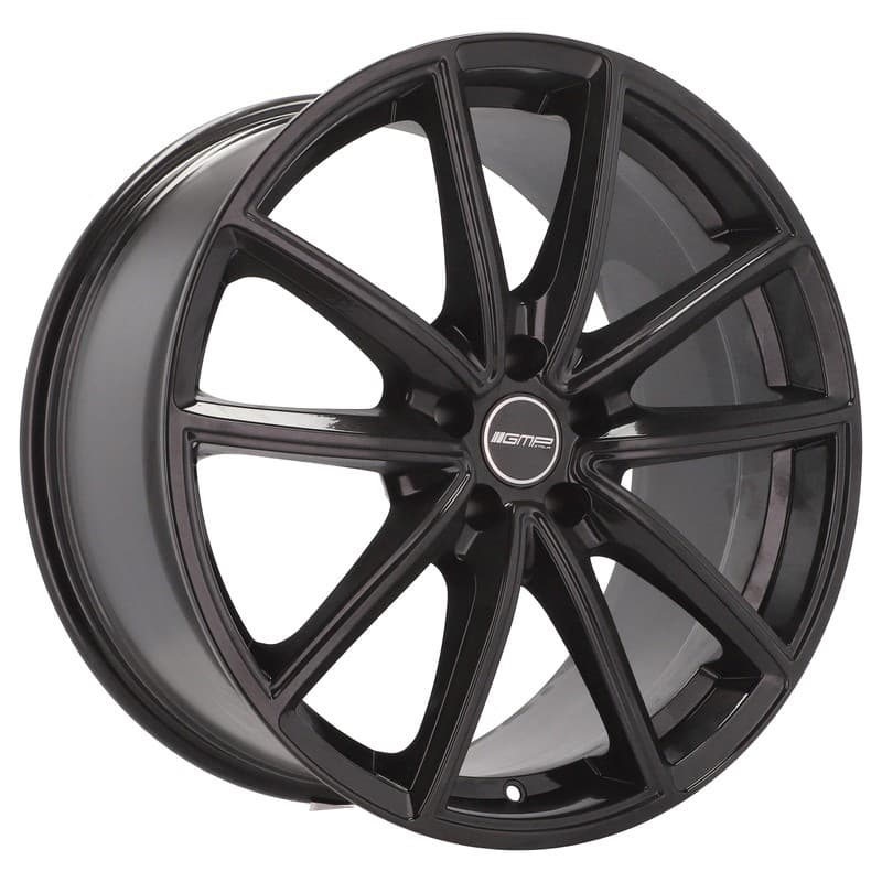 4 jantes 9.5 21 5x130 noir brillant