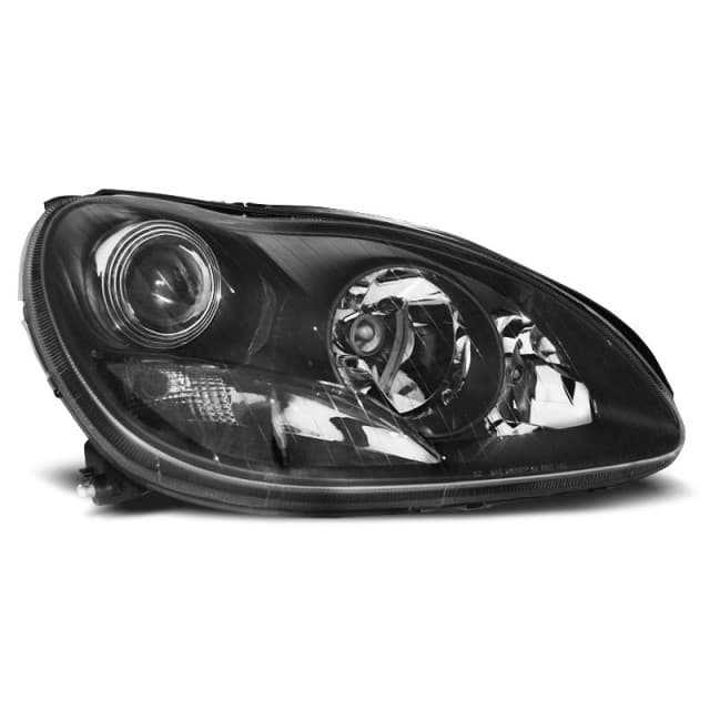 Phares xenon noirs s'adaptent à mercedes w220 s-classe 10.02-05.05