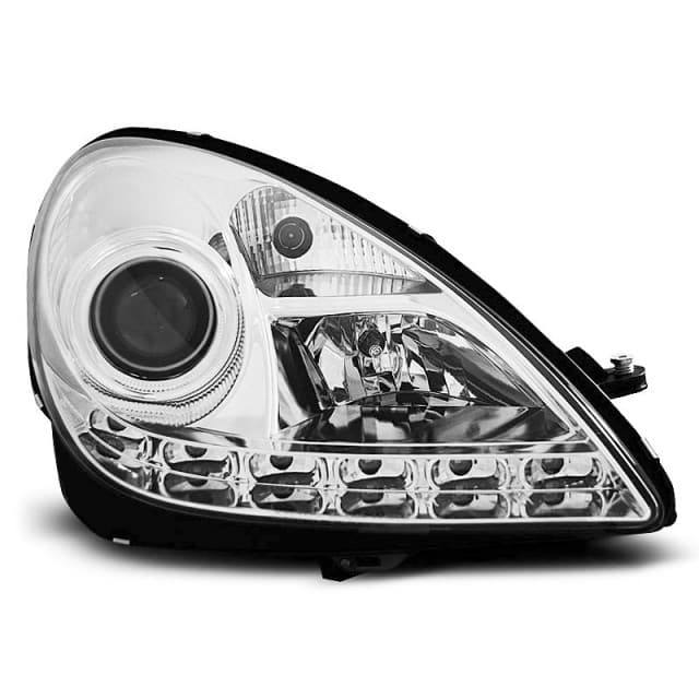 Phares de jour chrome s'adaptent à mercedes r171 slk 04-11