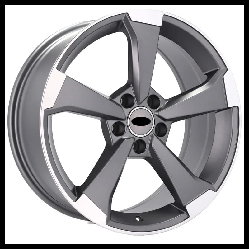4 jantes 8.0 18 5x112 design audi gris mat
