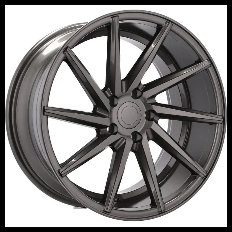 4 jantes 8.5 19 5x112 gris brillant
