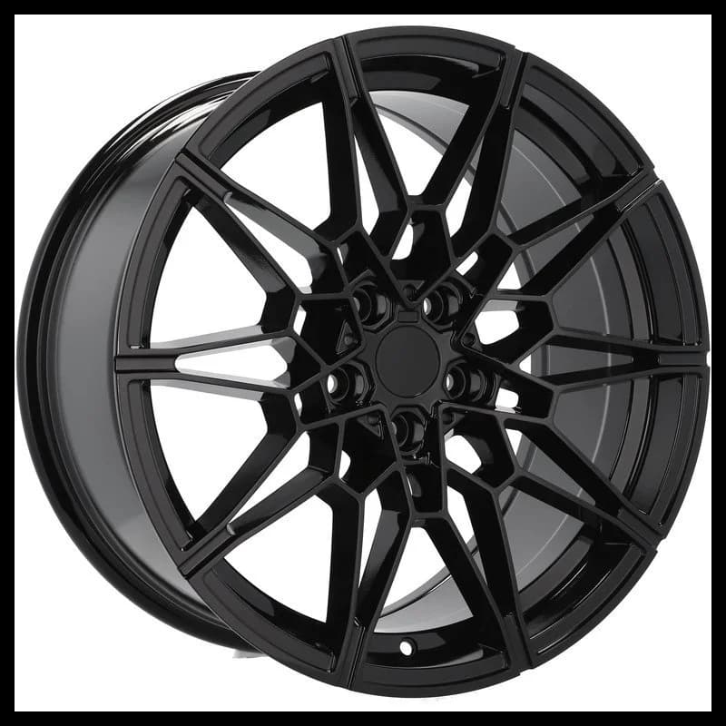 4 jantes 8.0 19 5x120 design bmw noir brillant
