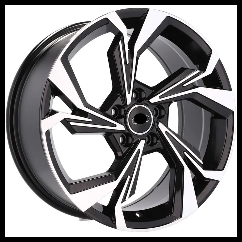 4 jantes 8.0 19 5x112 design audi noir brillant