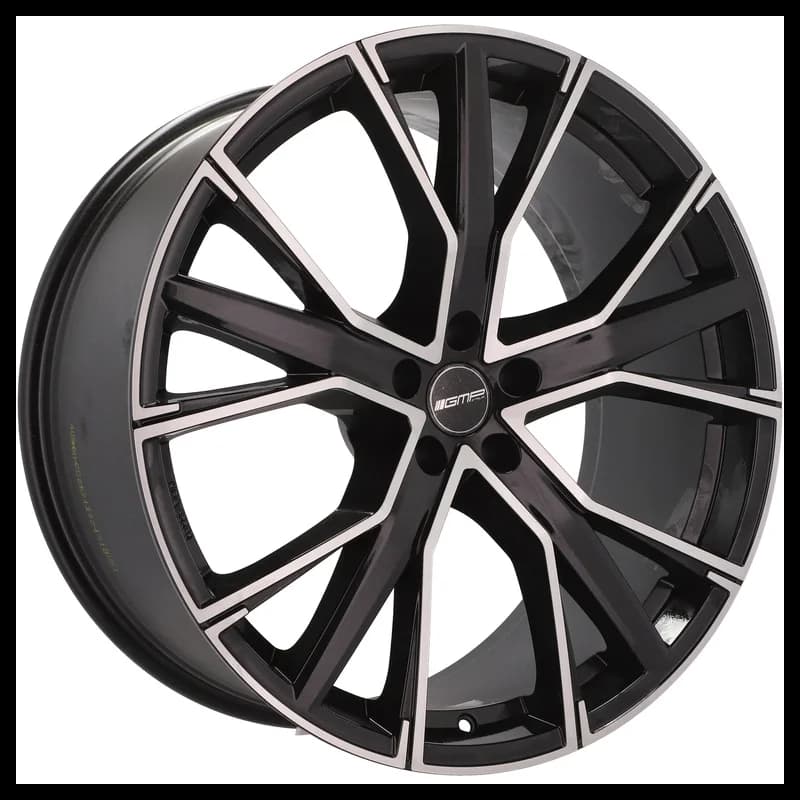 4 jantes 8.0 18 5x112 noir brillant